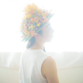花と女性